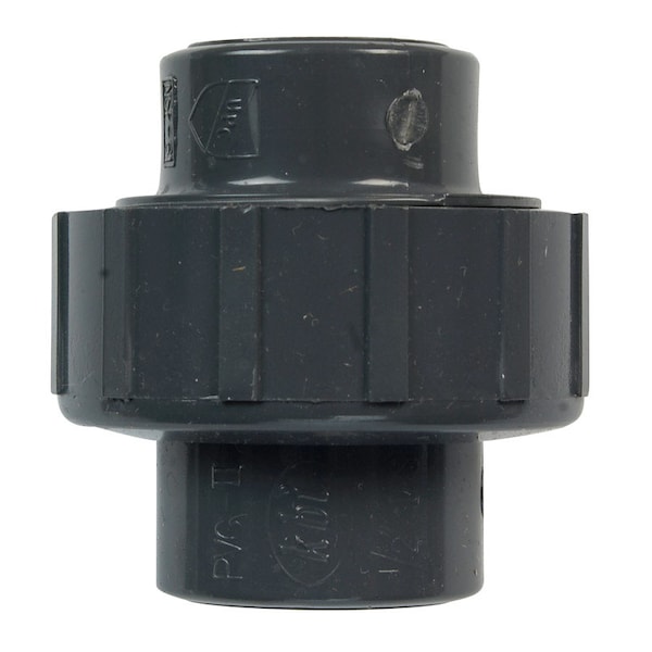 Homewerks Schedule 80 1/2 in. FPT X 1/2 in. D FPT PVC Union 1 pk 512-44-12-12B - main